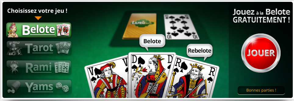 Jouer à la belote en ligne